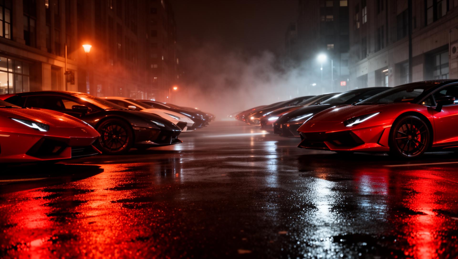 Supercars at an exclusive night car meet — Carmundo brings car enthusiasts together worldwide
